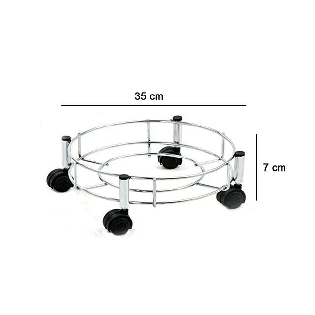 Gas Cylinder Trolley – Stainless Steel with Heavy-Duty Wheels | Indo Glow