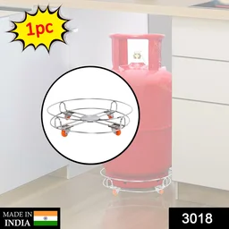 Gas Cylinder Trolley – Stainless Steel with Wheels | Gambit