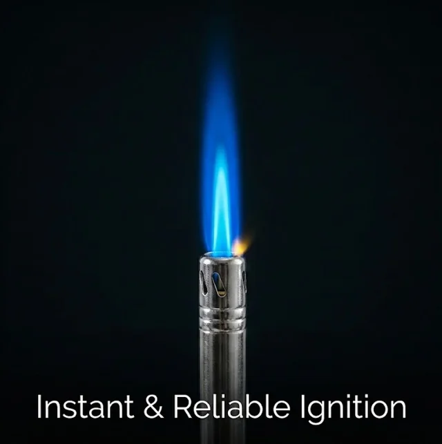 Gas Lighter – Durable Stainless Steel Piezo Ignition | ChefArmor