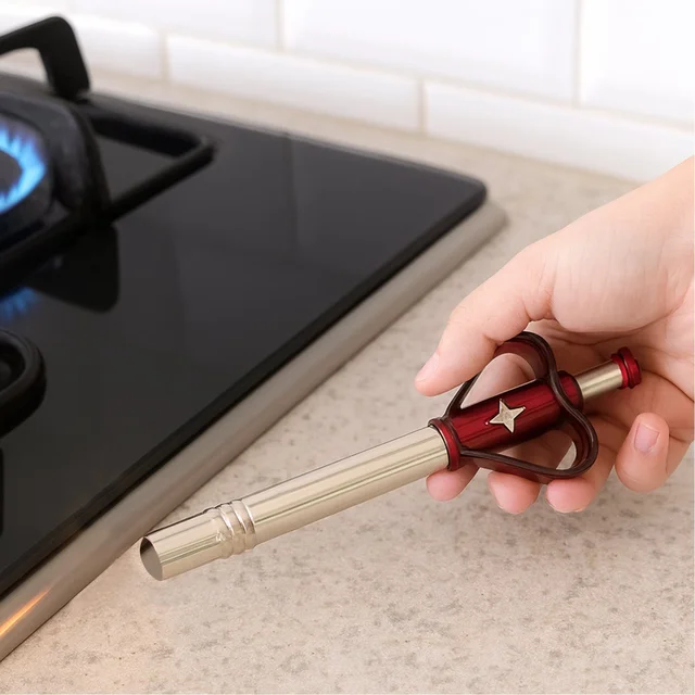 Gas Lighter – Extra Long Stainless Steel for Safe Ignition | Supermom