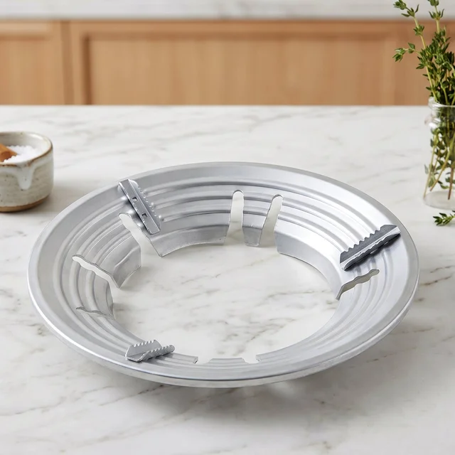 Gas Stove Burner Stand, Stainless Steel Wok Support Ring and Trivet (1 Pc)