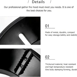 Gas Stove Flame Protector Ring – 4 Pc Set for Efficient Cooking