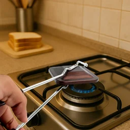 Gas Stove Sandwich Toaster Non Stick Grill Maker for Home
