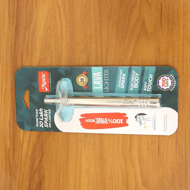 Gas Stove Spark Lighter – Manual Stainless Steel with Long Handle