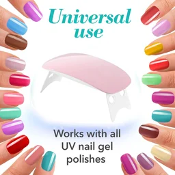 Gel Nail Dryer – Portable Mini UV LED Lamp for Salon Finish | AuriGlam