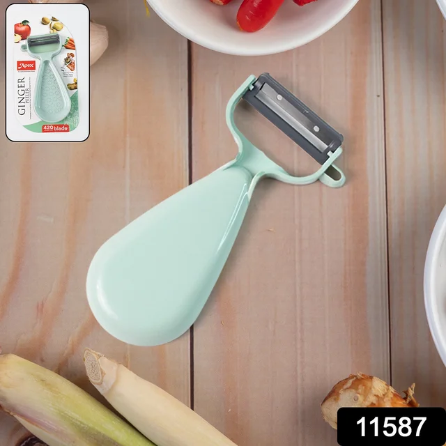 Ginger Peeler with Dual Stainless Steel Blades – Sharp & Durable