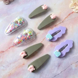 Girls Hair Accessories Kit – Colourful Styling & Play Set