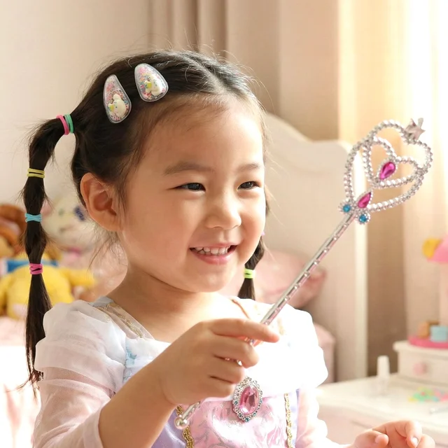 Girls Hair Accessories Kit – Colourful Styling & Play Set