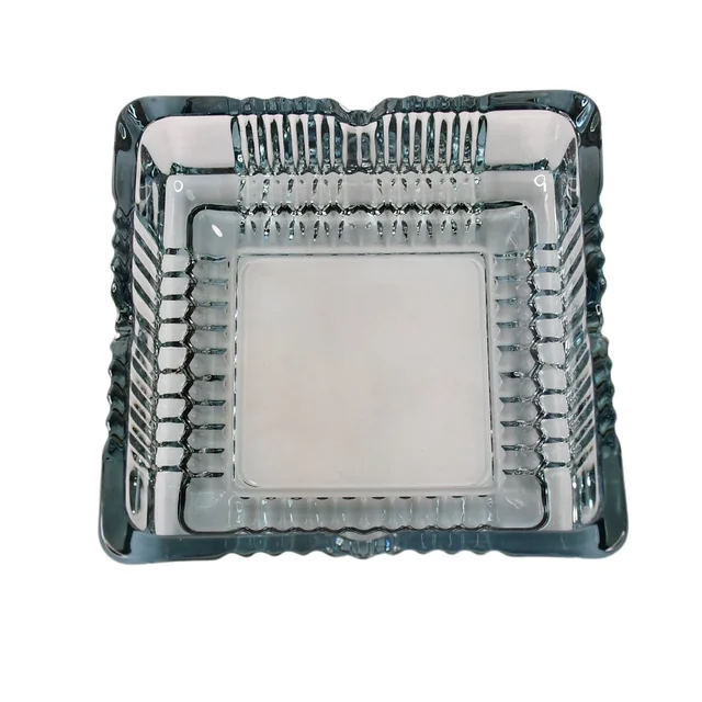 Glass Ashtray – Square Crystal Design | Styleva
