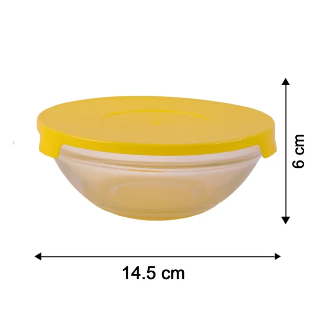 Glass Bowl Set with Lids – Versatile Kitchen Storage & Serving
