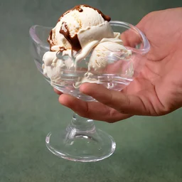 Glass Dessert Bowls – Elegant Footed Set for Ice Cream & Sweets | Indo Glow