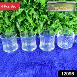 Glass Drinkware Set – 4-Piece Mugs & Tumblers | TableNest