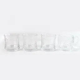 Glass Drinkware Set – 4-Piece Mugs & Tumblers | TableNest