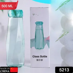 Glass Fridge Water Bottle – 500ml Durable & BPA-Free | Own Hydrate