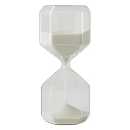 Glass Hourglass Timer – Elegant 2.5-Minute Visual Focus Timer
