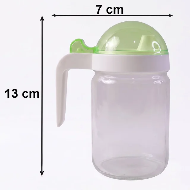 Glass Oil Bottle – 580ml Leak-Proof & Easy Pour Design