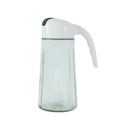 Glass Oil Bottle Dispenser 630ml – Automatic Lid & Drip-Free Pour