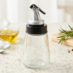 Glass Oil Dispenser Bottle – No-Drip Spout, 170 ml Capacity