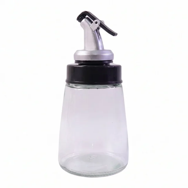 Glass Oil Dispenser Bottle – No-Drip Spout, 170 ml Capacity