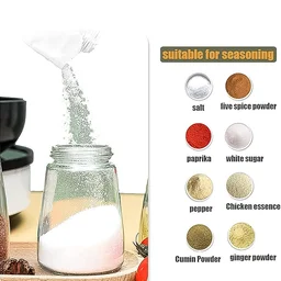 Glass Salt Dispenser – Precise 0.5g Seasoning Control | Vastate