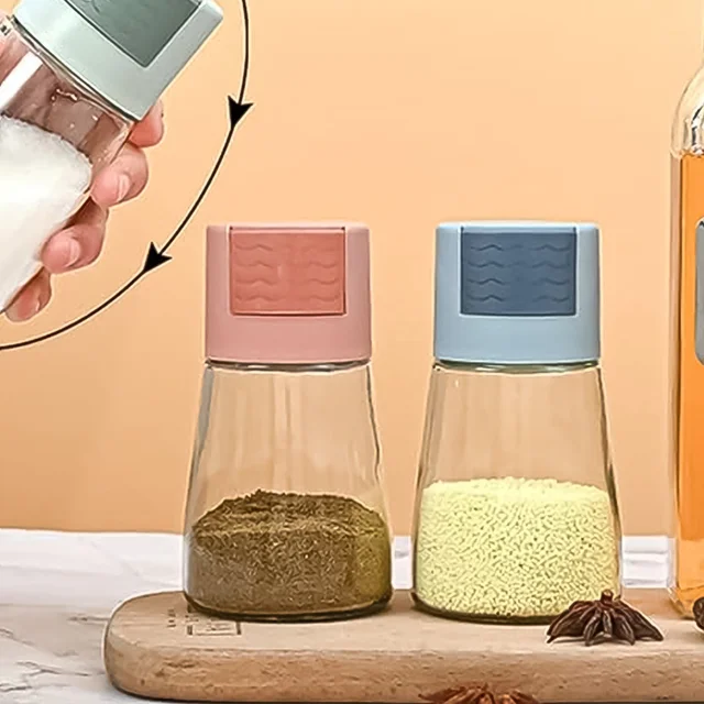Glass Salt Dispenser – Precise 0.5g Seasoning Control | Vastate