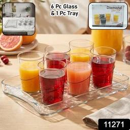 Glass Serving Set – Elegant & Multipurpose for Home Use