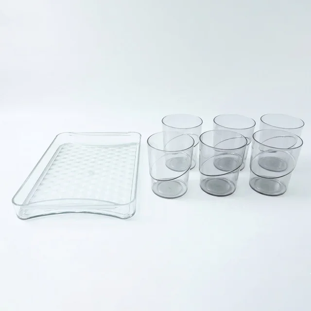 Glass Serving Set – Elegant & Multipurpose for Home Use
