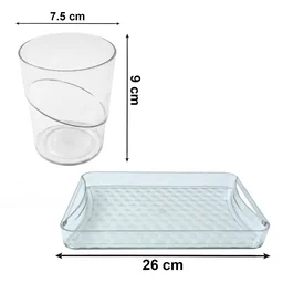 Glass Serving Set – Elegant & Multipurpose for Home Use