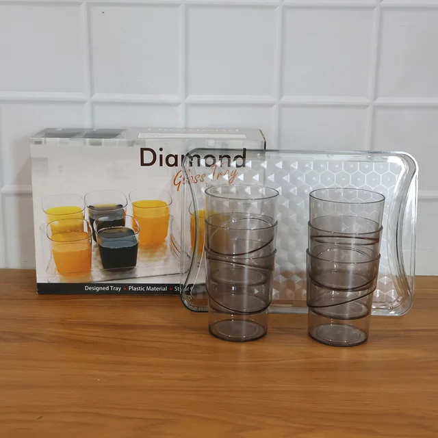 Glass Serving Set – Elegant & Multipurpose for Home Use