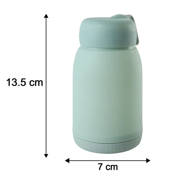 Glass Water Bottle 380ml with Lid (1 Pc)
