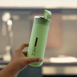 Glass Water Bottle 400ml Leak Proof – BPA-Free for Gym & Travel