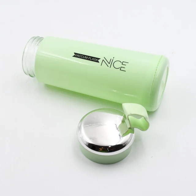 Glass Water Bottle 400ml Leak Proof – BPA-Free for Gym & Travel