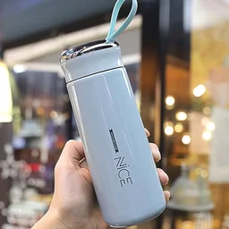 Glass Water Bottle 400ml – Leak Proof & Eco-Friendly Hydration