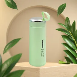 Glass Water Bottle 400ml – Leakproof, Thermal & BPA-Free