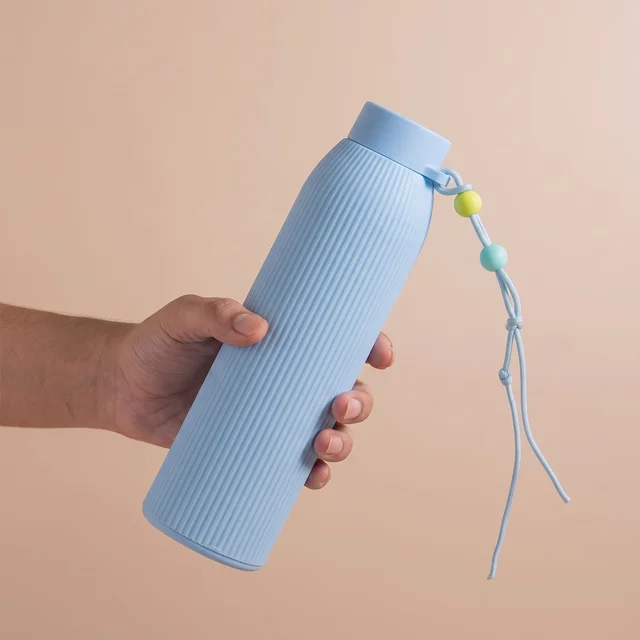 Glass Water Bottle – Stylish & Leakproof for Daily Use