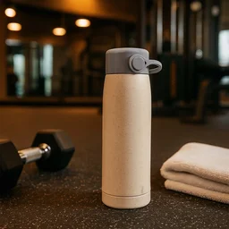 Glass Water Bottle with Phone Holder 380ml | Own Hydrate