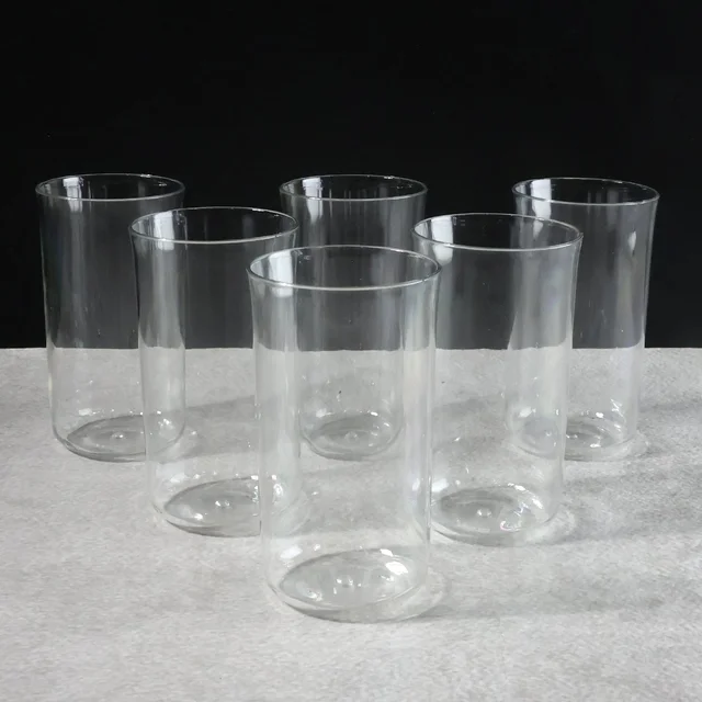 Glossy Plastic Glass Set – Durable 300ml Lightweight Tumblers (6 Pc)