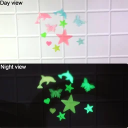 Glow in the Dark Wall Stickers – Star & Moon for Kids' Rooms | Gamevana