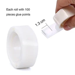 Glue Dots for Balloons & Decor – 100 Pcs Removable | FastenMate