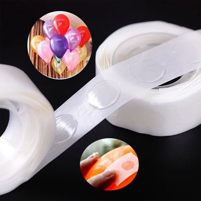Glue Dots for Balloons & Decor – 100 Pcs Removable | FastenMate