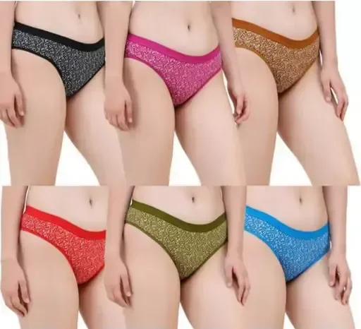 BOOM BOOM PRINTED PANTY PACK OF 6 Mo - S