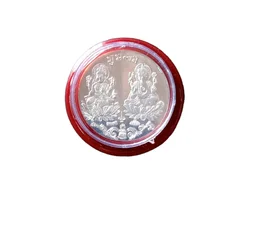 Goddess Lakshmi Pooja Coin – Symbol of Wealth & Blessings