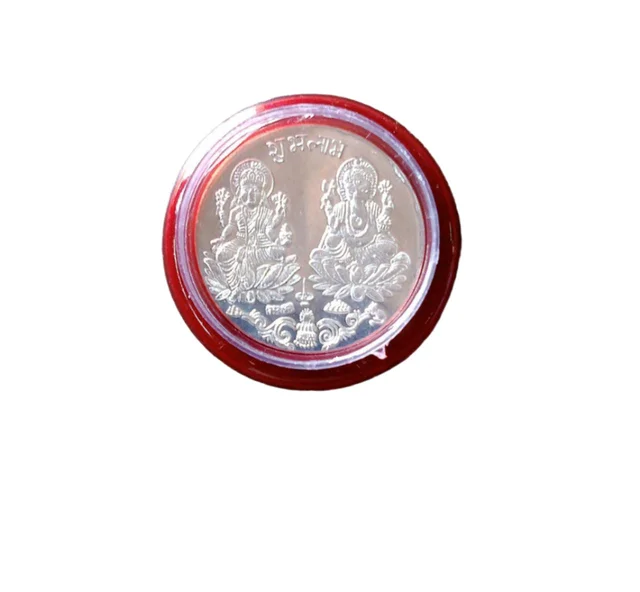 Goddess Lakshmi Pooja Coin – Symbol of Wealth & Blessings