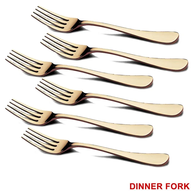 Gold Flatware Set – 24-Piece Luxury Dining | Serve Stellar