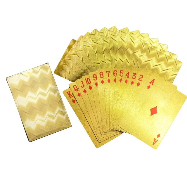 Gold Plated Playing Cards – Waterproof Luxury Poker Deck | Spark Tots