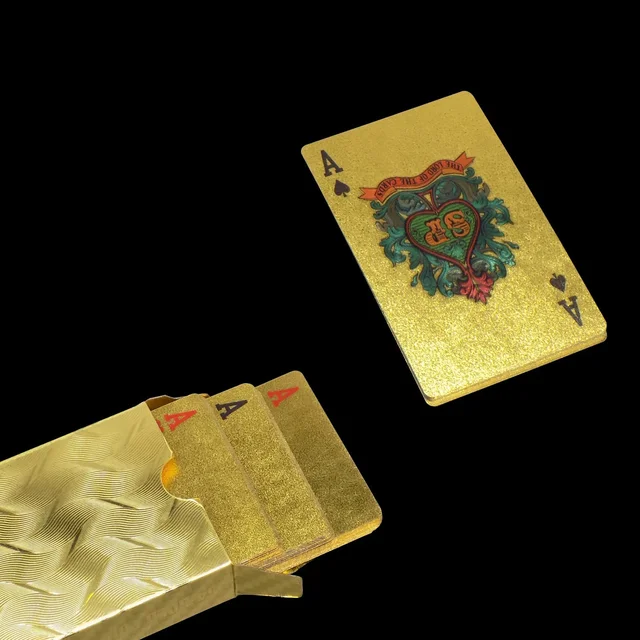 Gold Plated Playing Cards – Waterproof Luxury Poker Deck | Spark Tots