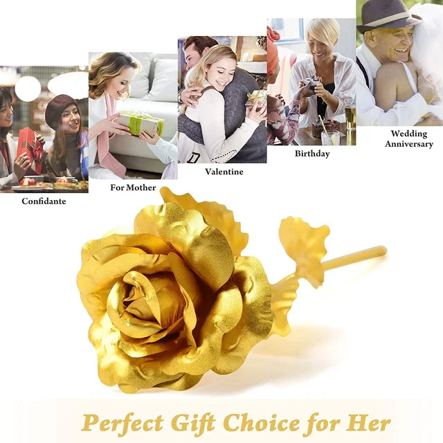 Gold Plated Rose – Eternal Love Gift with Premium Box | Styleva