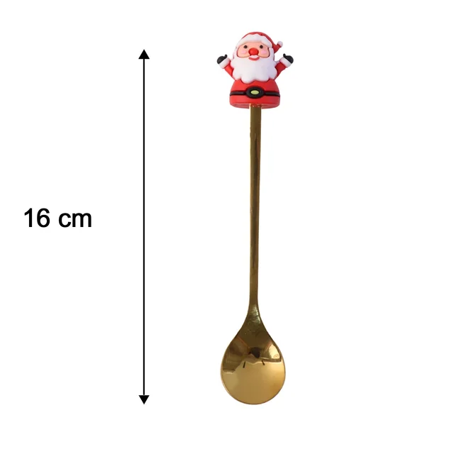 Golden Cartoon Spoon Set – Stylish & Durable Tableware