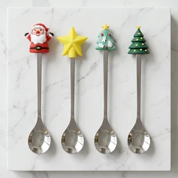 Golden Cartoon Spoon Set – Stylish & Durable Tableware for All