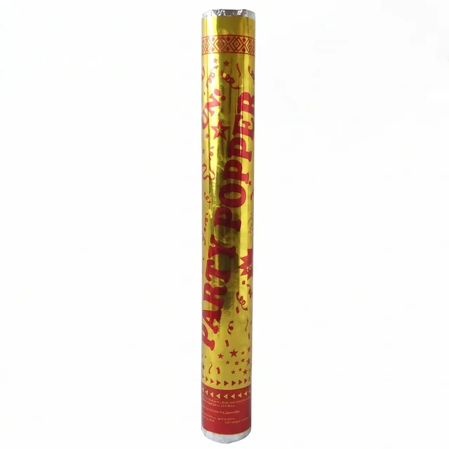 Golden Party Popper Confetti Cannon Shooter for Birthday and Celebr...